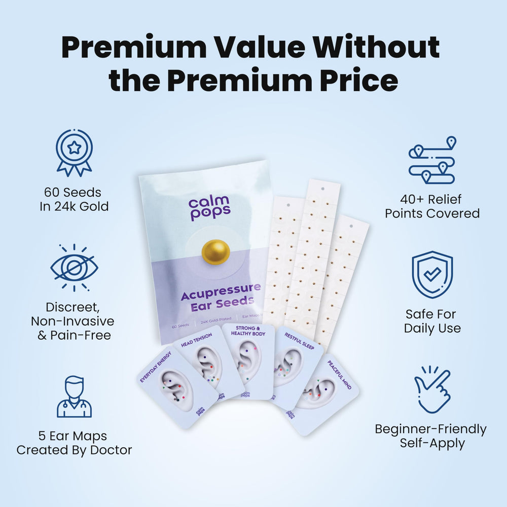 CalmPops packaging and instructions highlight beginner-friendly placement tips