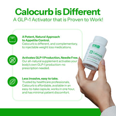 Calocurb box packaging on shelf appeals to health-conscious shoppers