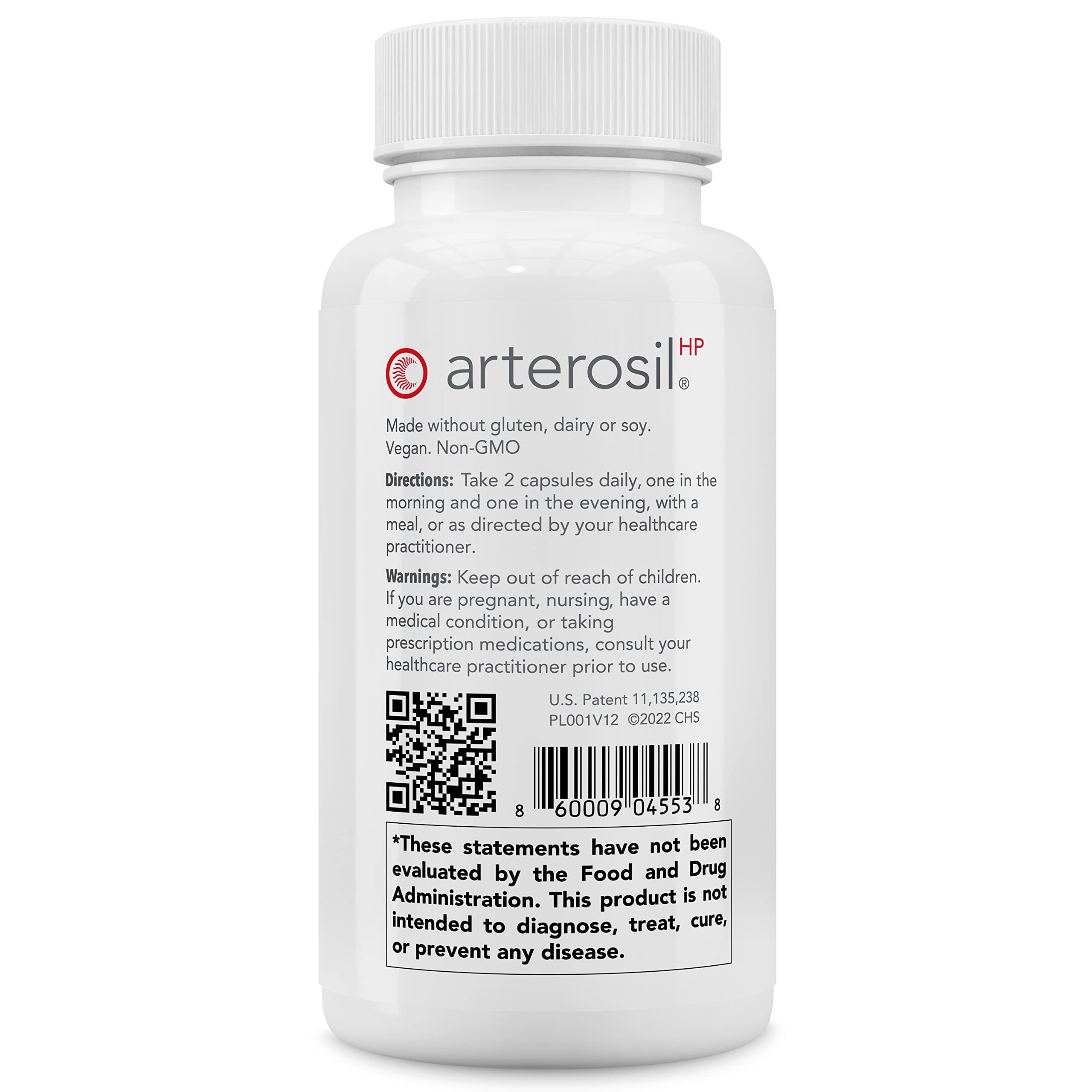 Calroy Arterosil HP Professional includes a fruit and vegetable blend for antioxidant support.