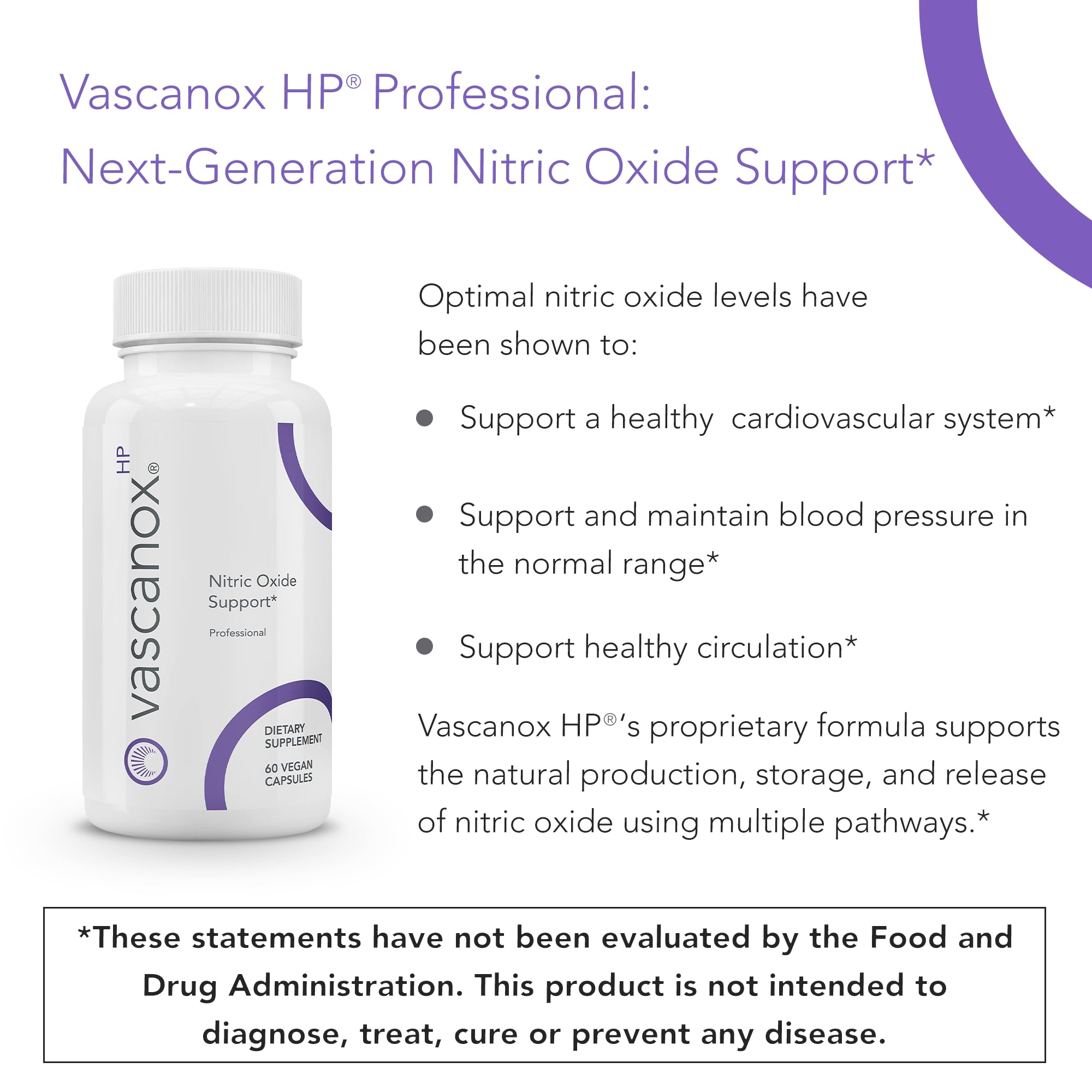 Calroy Vascanox HP label closeup reveals ingredients and compliance cues