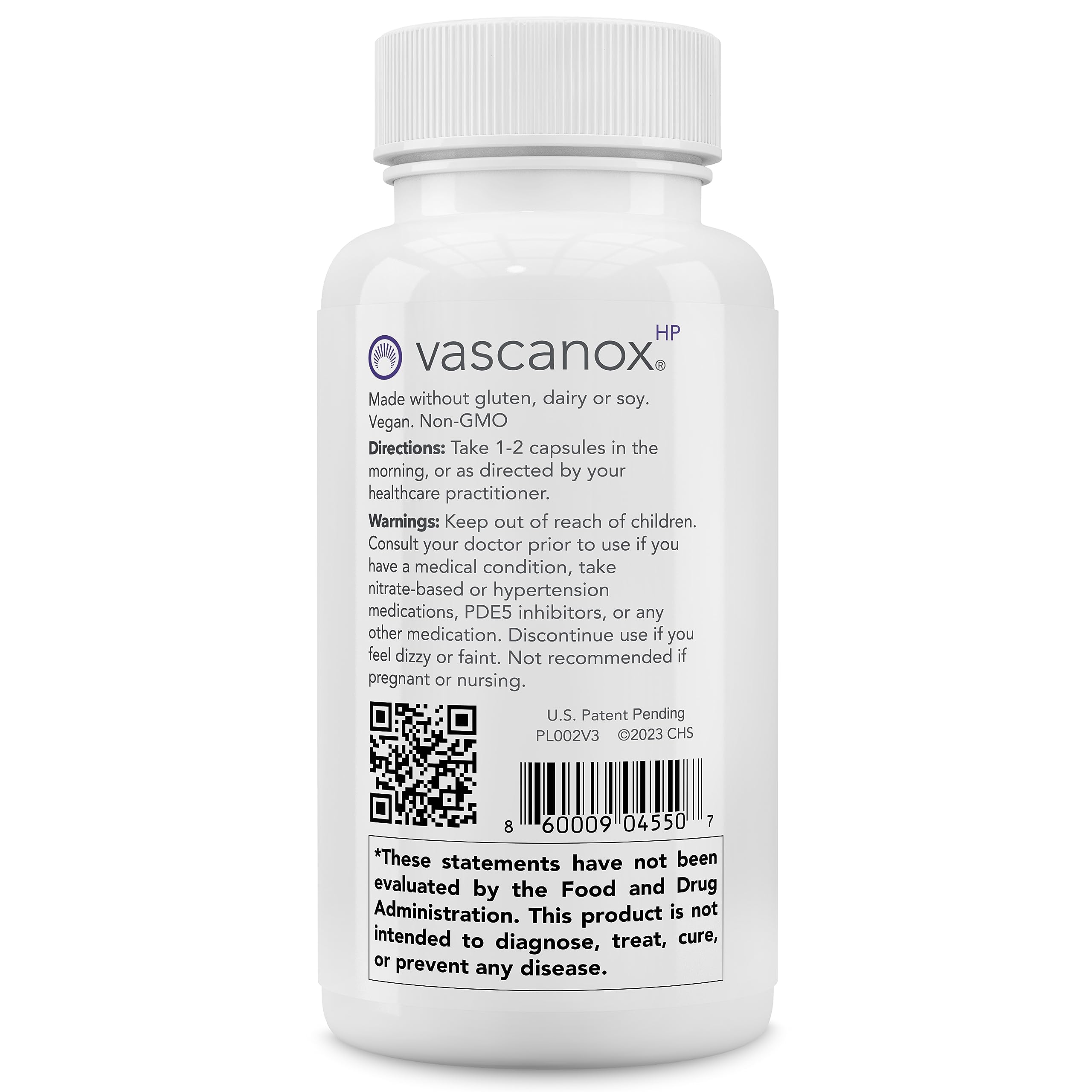 Calroy Vascanox HP packaging box demonstrates trusted manufacturing standards