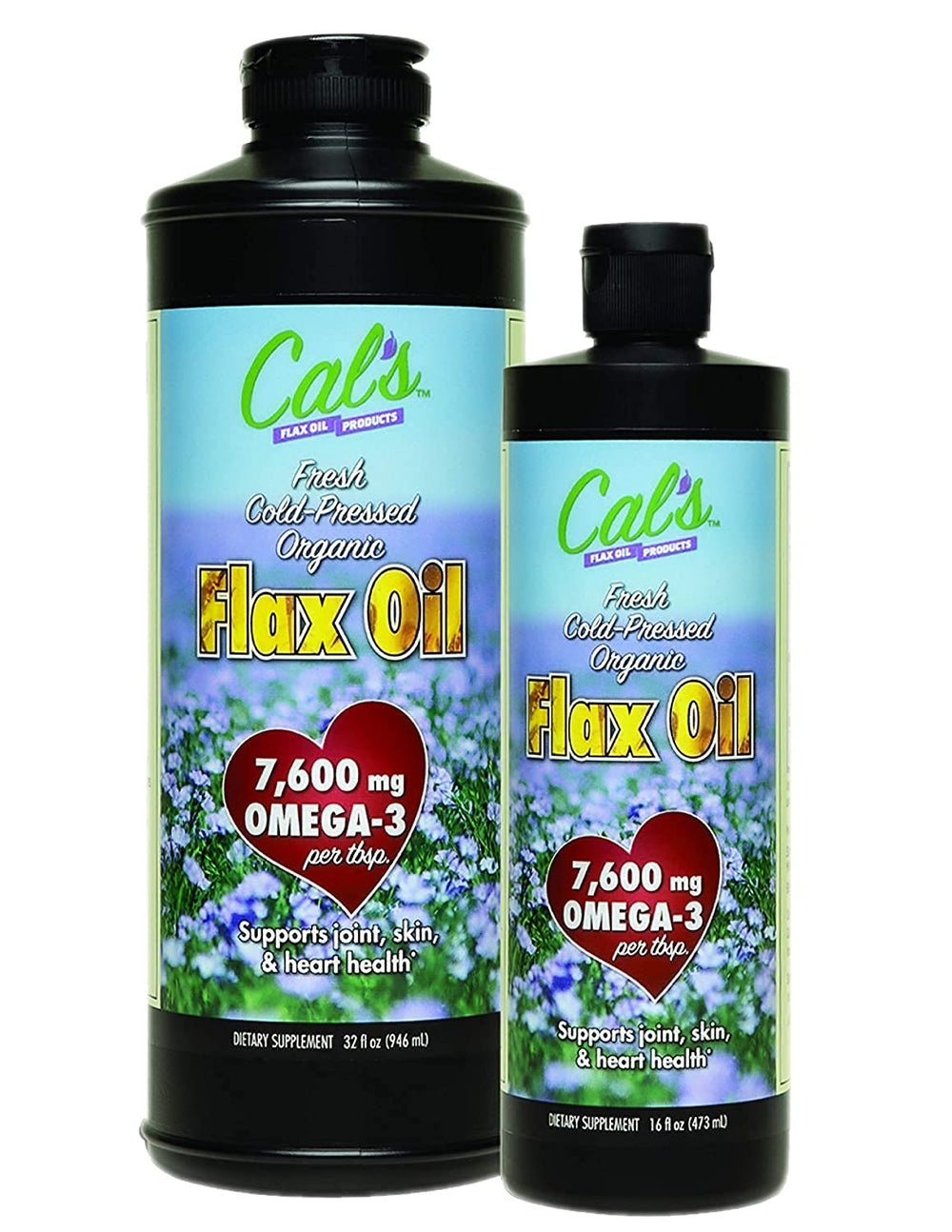 Cal's Flax Oil being added to dressings for a nutty finish