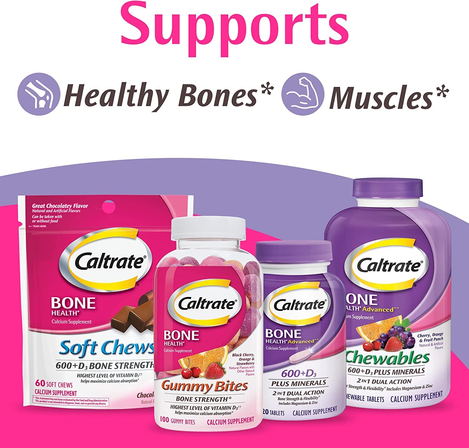 Caltrate Minis Tablet Swallow Ease — designed for comfortable swallowing.