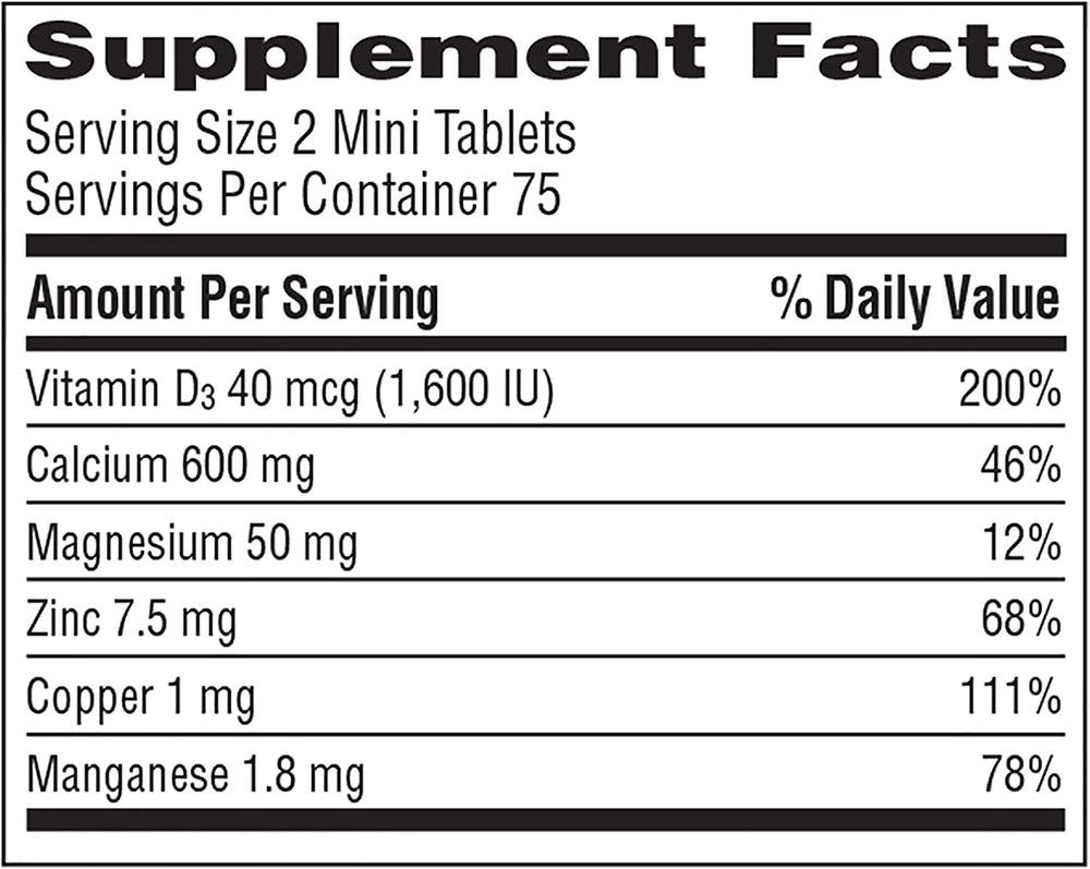 Caltrate Minis Triple Bottle Pack — convenient multi-pack for ongoing calcium intake.