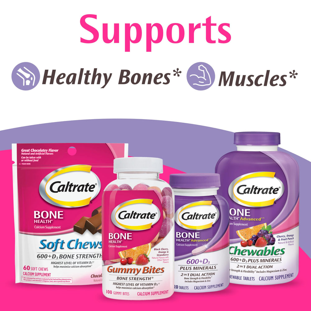 Caltrate nutrition facts panel communicates calcium and D3 details