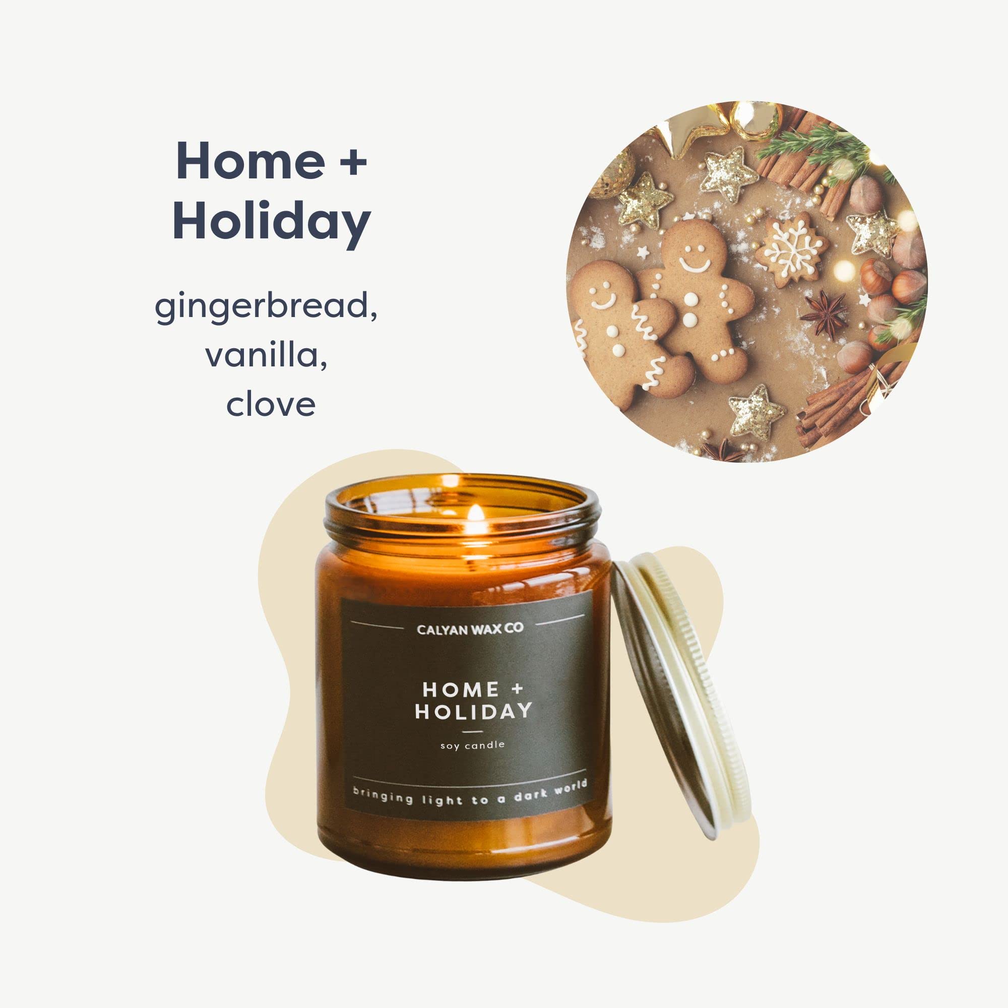 Calyan Wax Co. 57-hour burn candle for long-lasting fragrance.