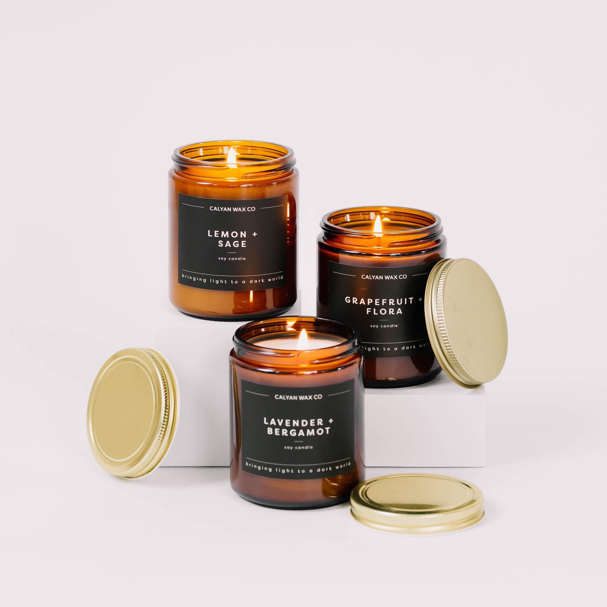 Calyan Wax Co. 7.2oz candle emphasizes long-lasting scent