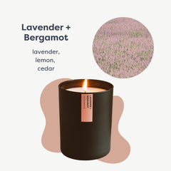 Calyan Wax Co 75-hour burn candle for long-lasting fragrance in living spaces.
