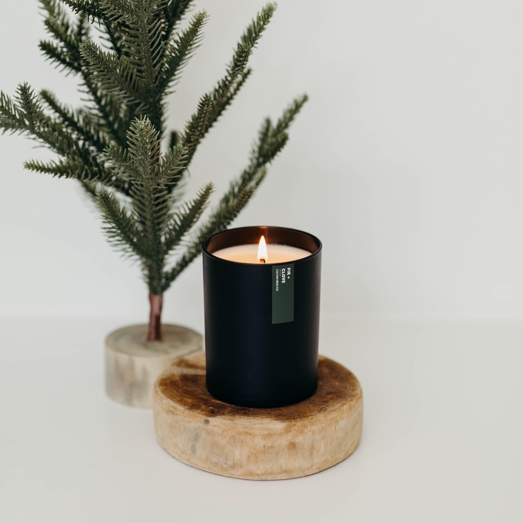 Calyan Wax Co. apple cider hint creates welcoming evenings.