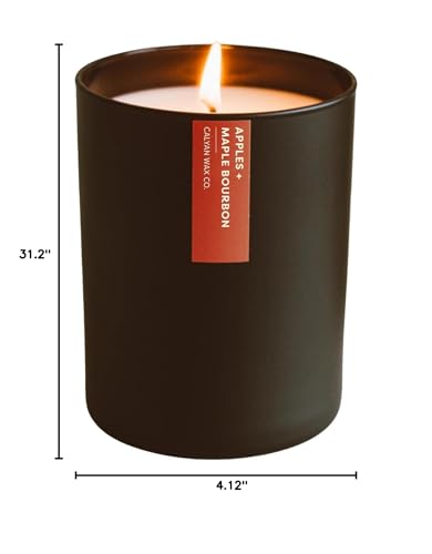 Calyan Wax Co. candle with long burn time enhancing evenings at home.