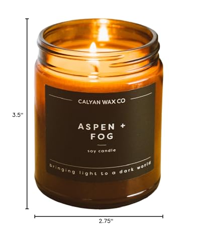 Calyan Aspen & Fog non-toxic formula supports clean burning