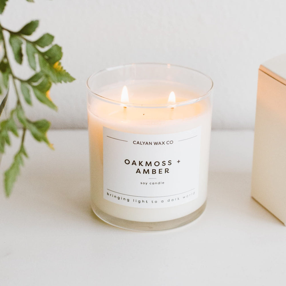 Calyan paraffin-free vegan candle with clean burn.