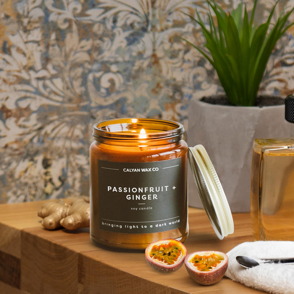 Calyan Wax Co. candle packaging looks gift-ready.