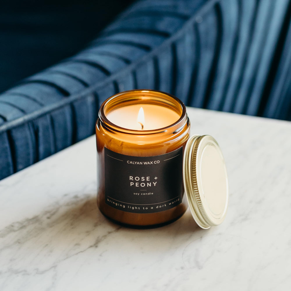 Calyan Rose & Peony candle is vegan and cruelty-free and paraffin-free.