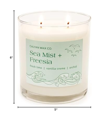 Calyan Wax Co candle note about 5% profits donated.