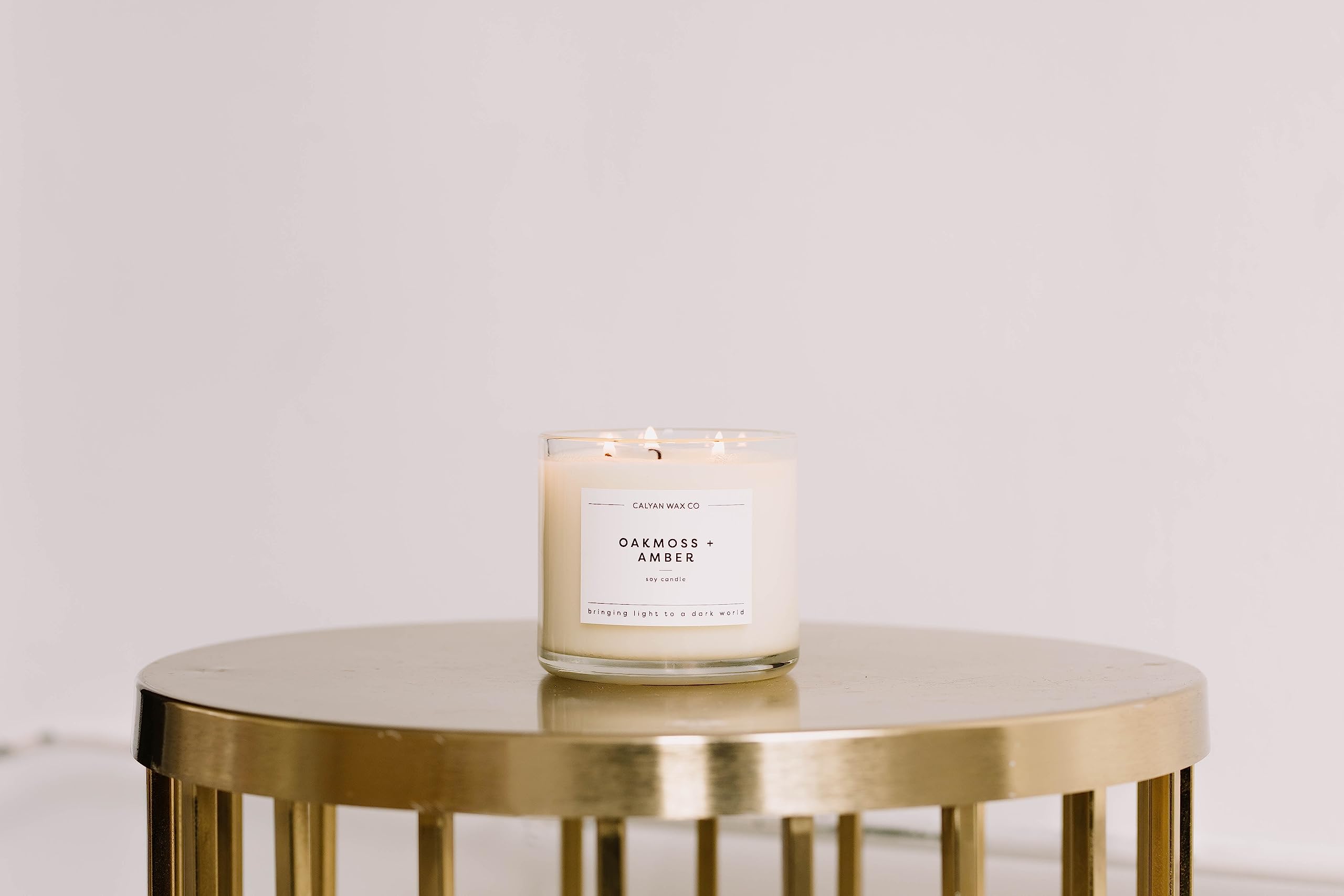 Calyan Wax Co Seaside & Citrus in-room scene for cozy ambiance