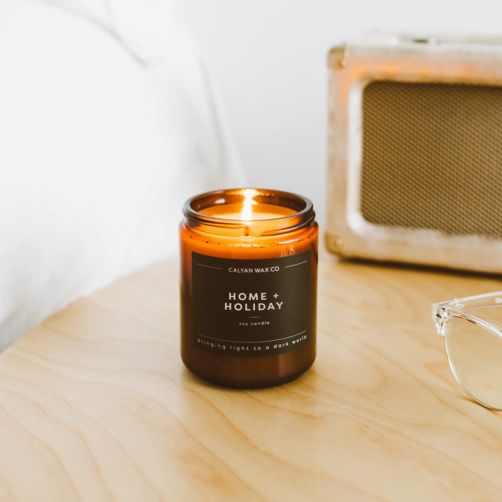 Calyan Wax Co. soy-wax candle with clean burn for peace of mind.
