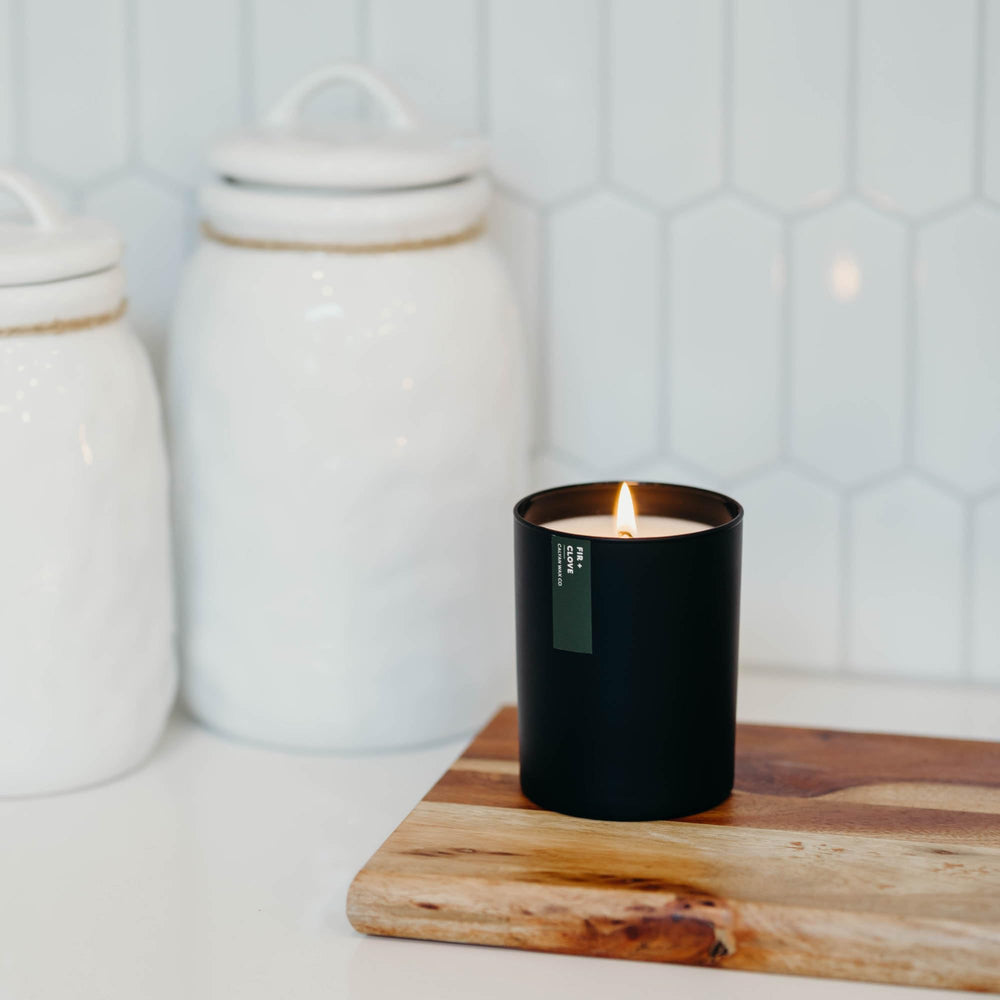 Calyan Wax Co. soy wax formula ensures clean burn and long fragrance.