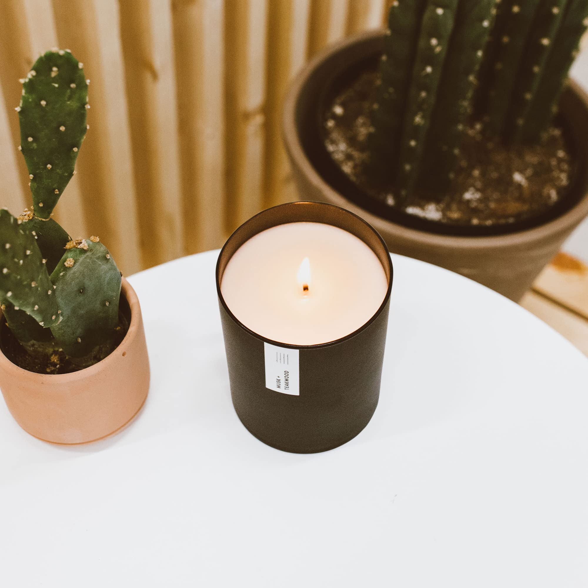 Calyan Wax Co. USA-made hand-poured candle in a sleek jar