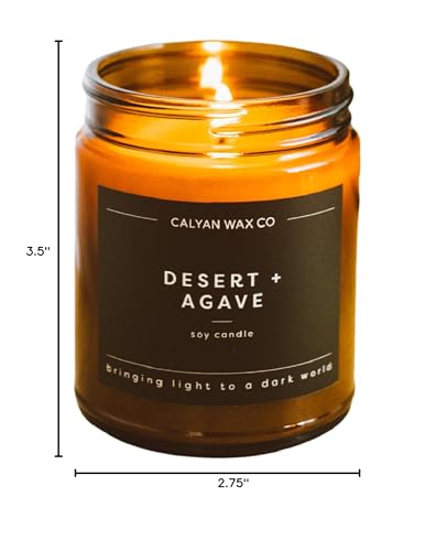Calyan Wax Co. Desert & Agave medium-room ambiance for everyday moments