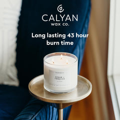 Calyan Wax Co. soy wax candle for a clean burn