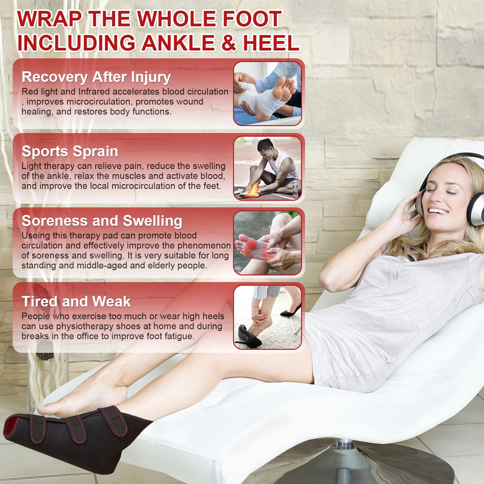 Timer setting display on CAMECO foot device for precise session lengths