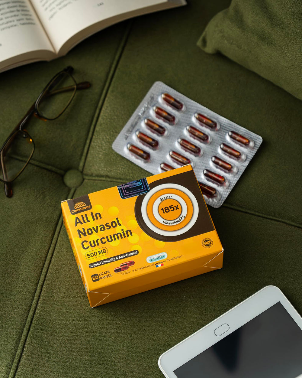 Camrusepa active lifestyle use with capsules part of daily fitness routine