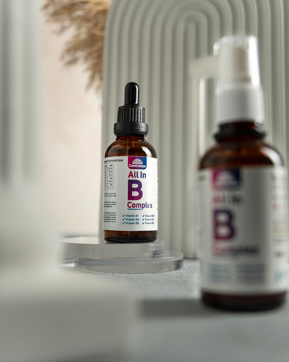 Camrusepa B Vitamin Complex ready for a morning routine.