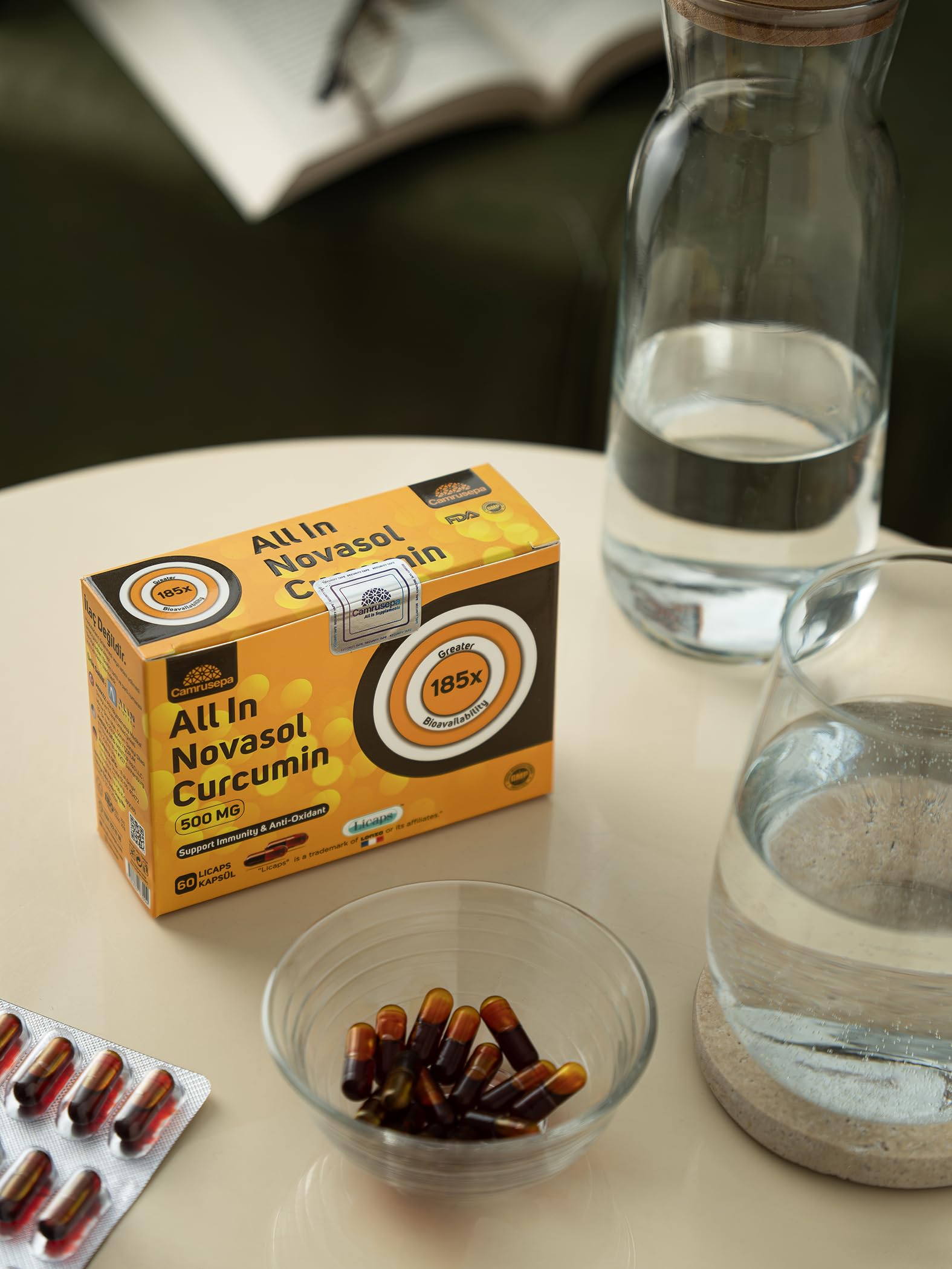 Camrusepa travel-friendly packaging for on-the-go supplementation