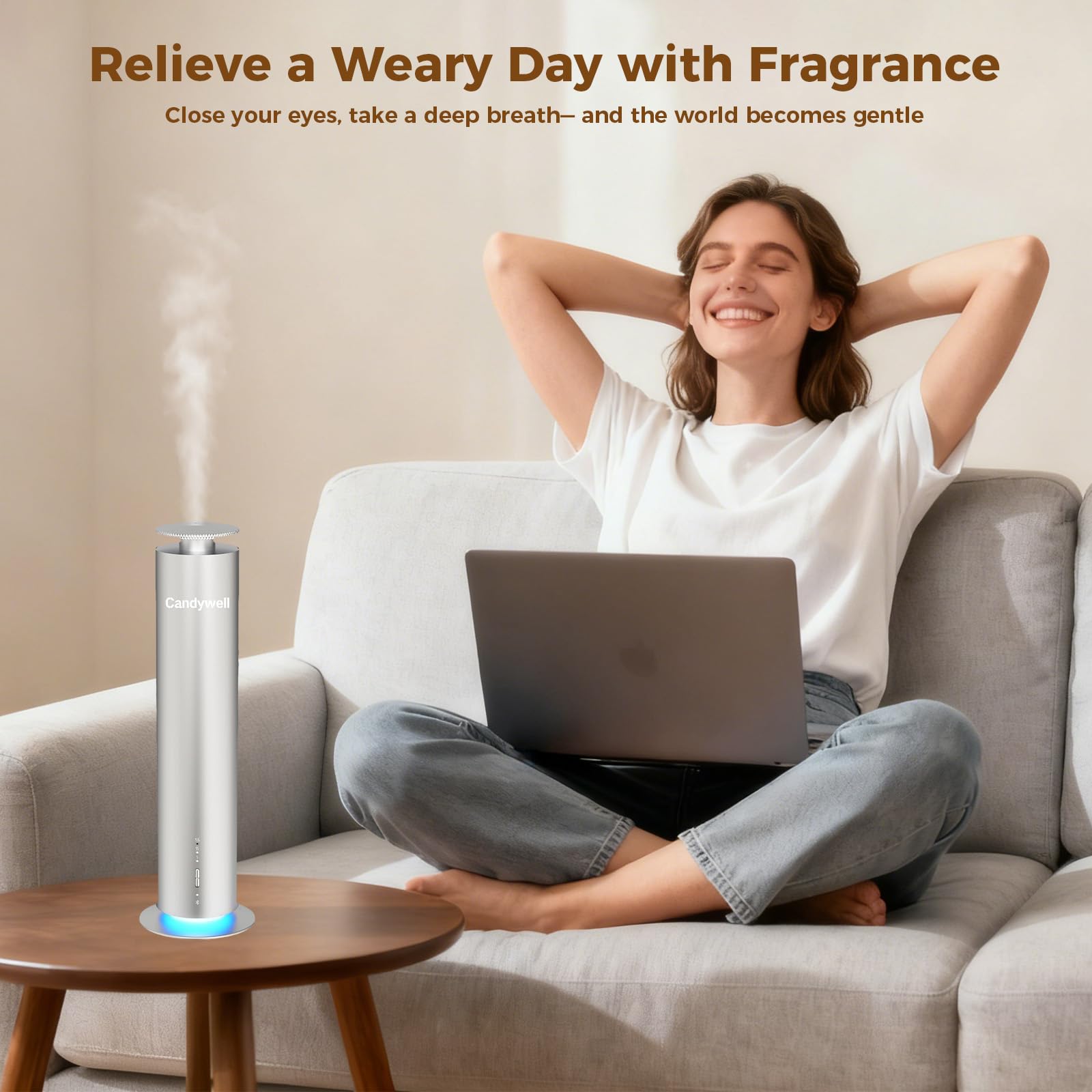 Candywell Home-office Diffuser ideal for workspaces and shared environments.