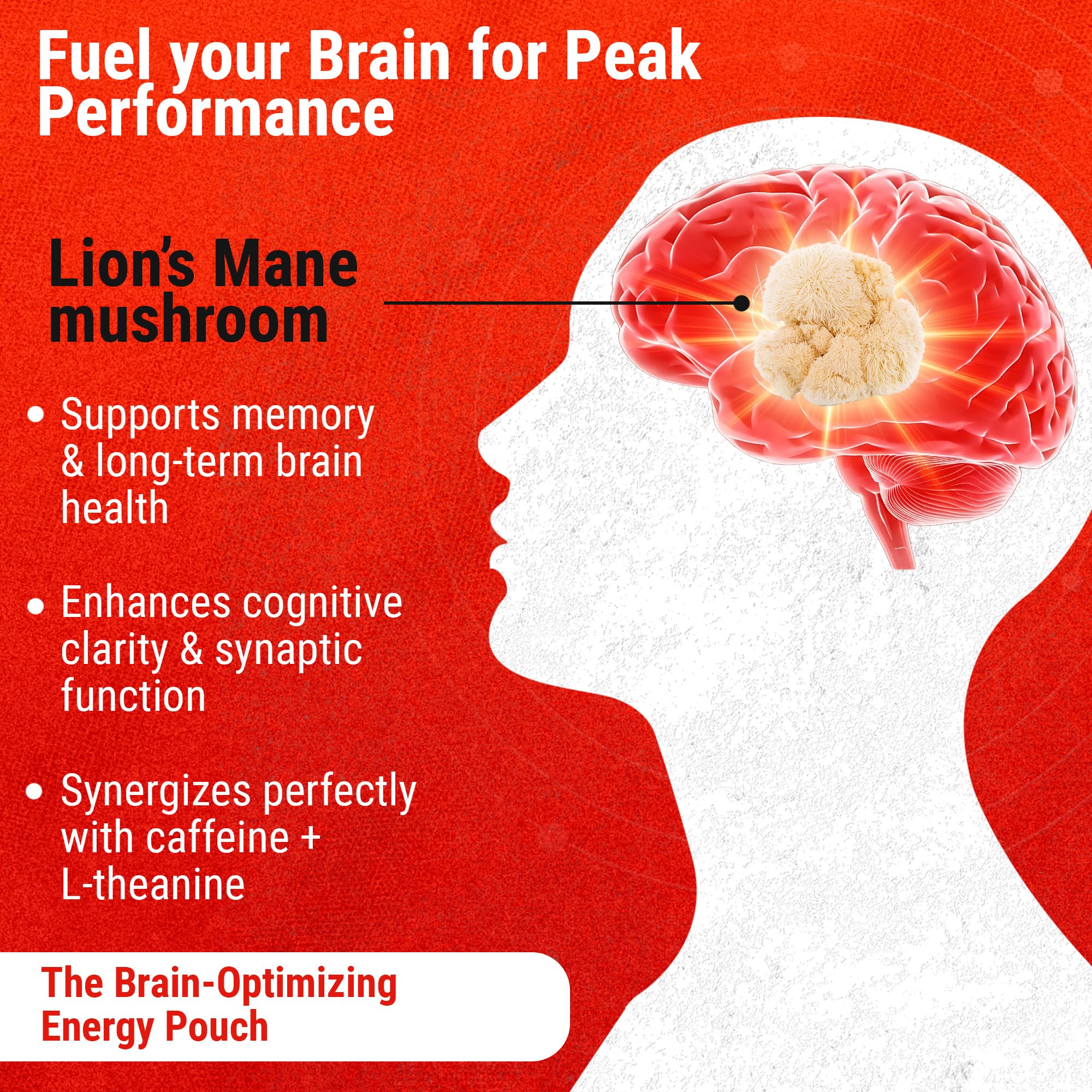 Cannadips nootropic pouch with caffeine close-up for steady energy delivery