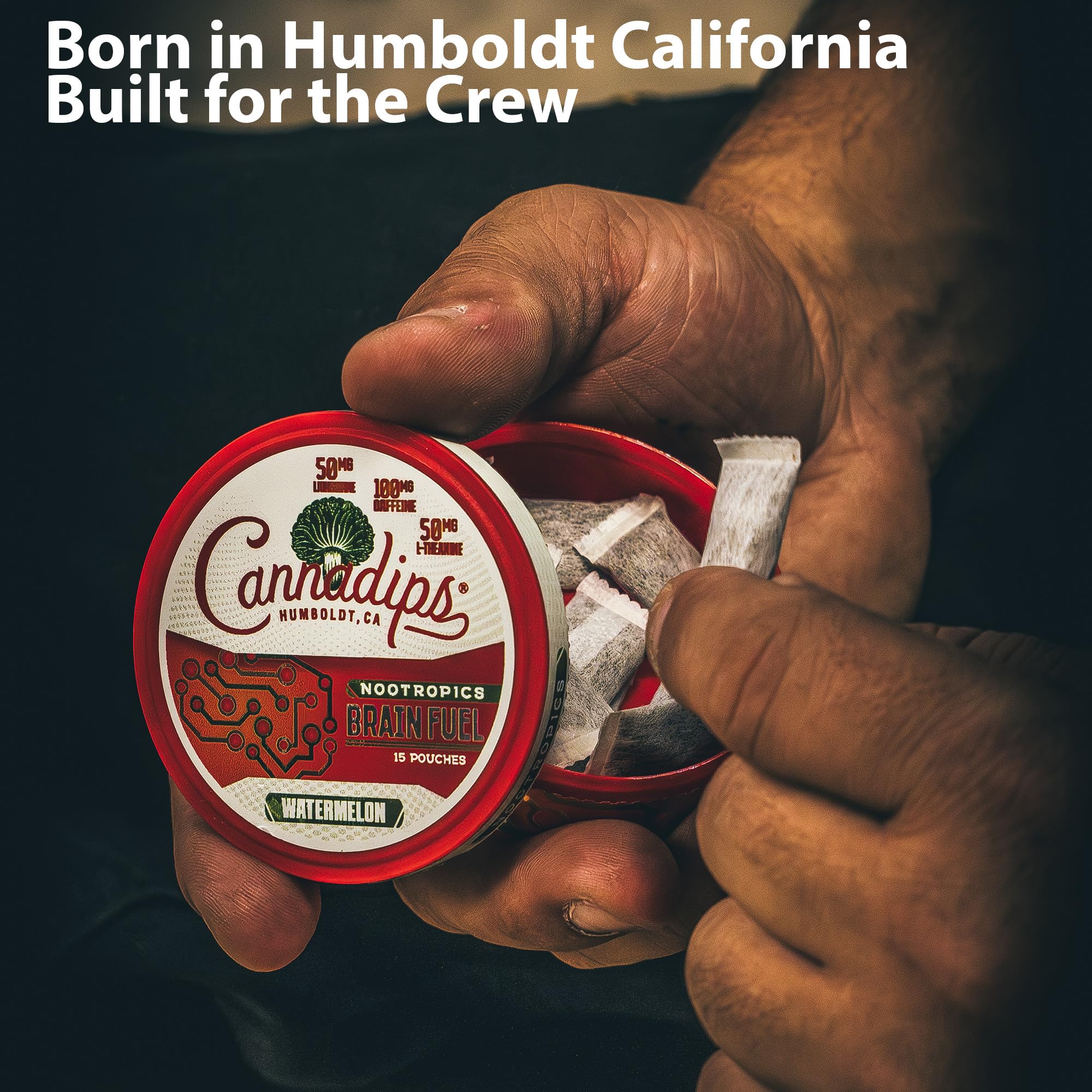 Cannadips sugar-free energy option during a workout or training