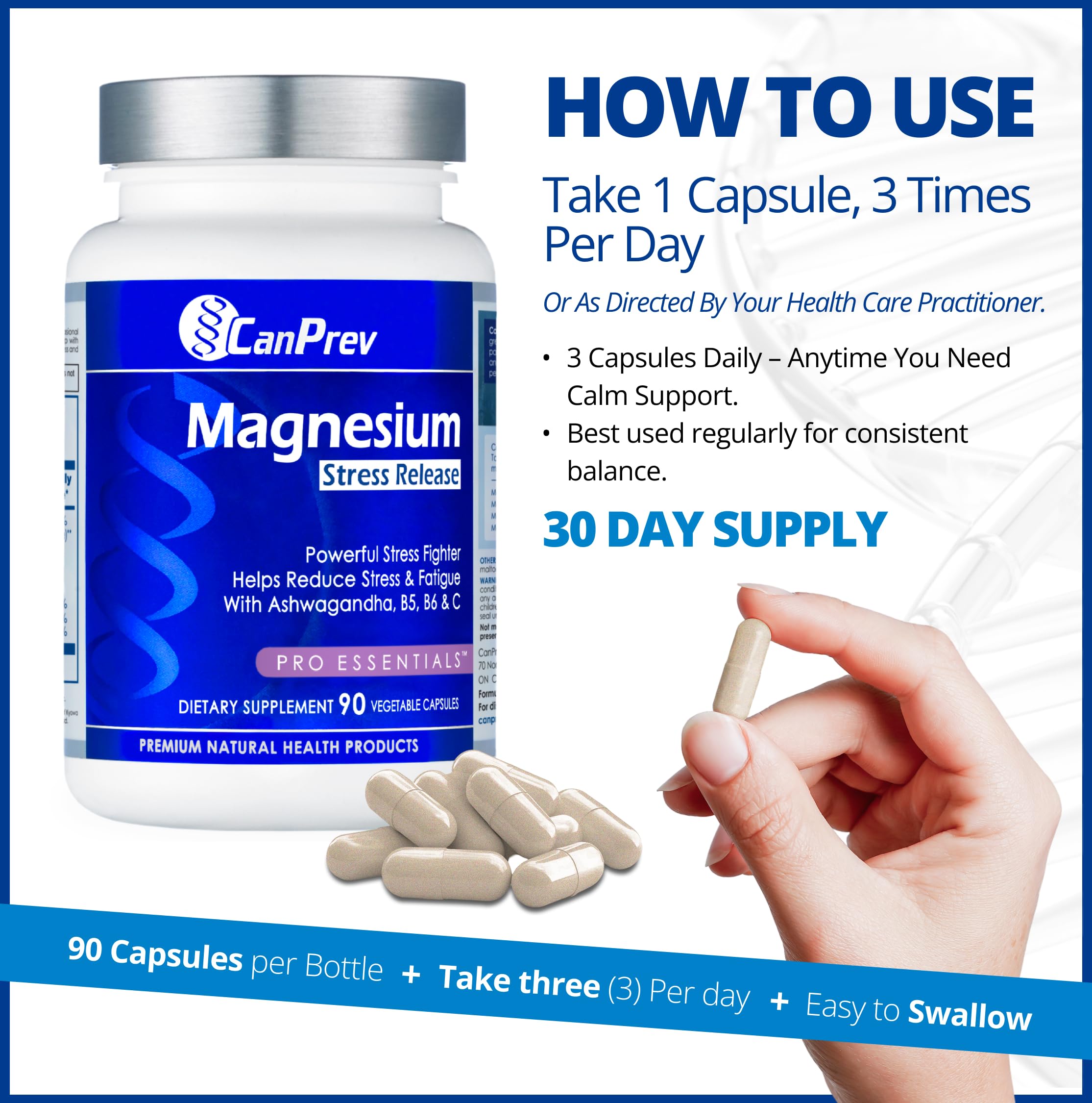 B5, B6, and Vitamin C graphic highlights metabolism support