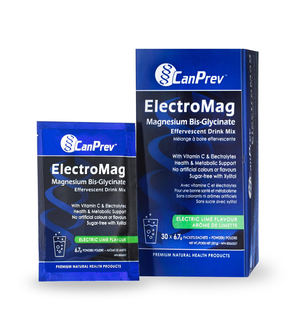 CanPrev Electromag bottle pour shows hydration-friendly magnesium.