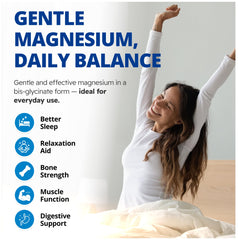 CanPrev Magnesium BisGlycinate 200mg capsules for daily use