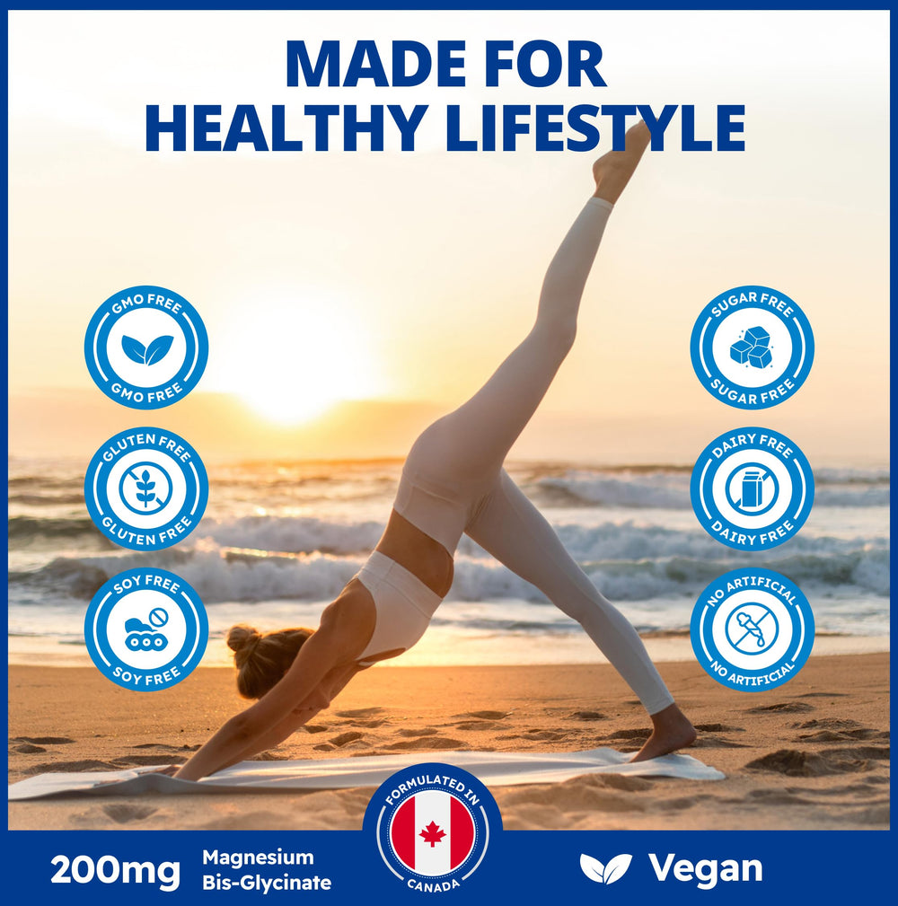 Clear dosage instructions on the CanPrev magnesium label