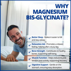 Packaging of CanPrev Magnesium BisGlycinate 200mg with capsules visible