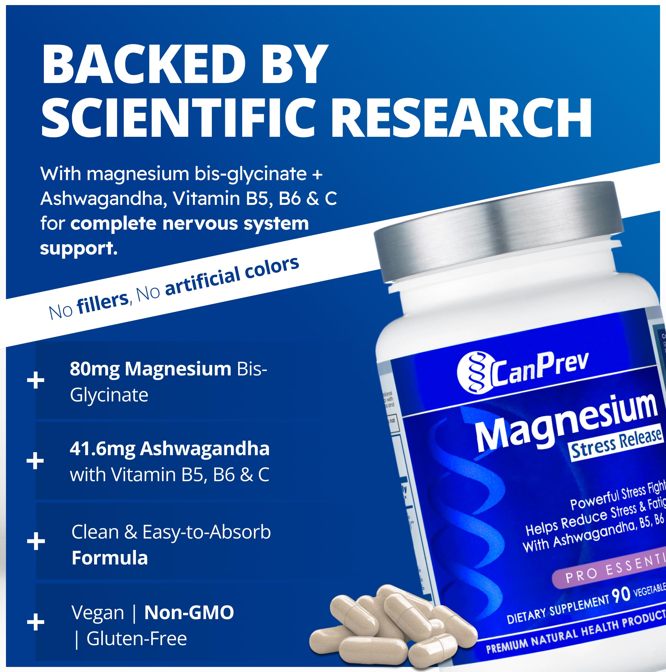 Back label shows vitamins for energy and immune resilience
