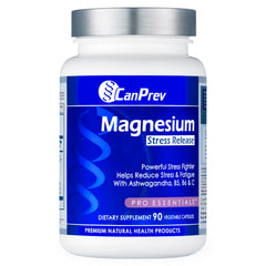 CanPrev Magnesium Bisglycinate with Ashwagandha bottle front for calm daily focus