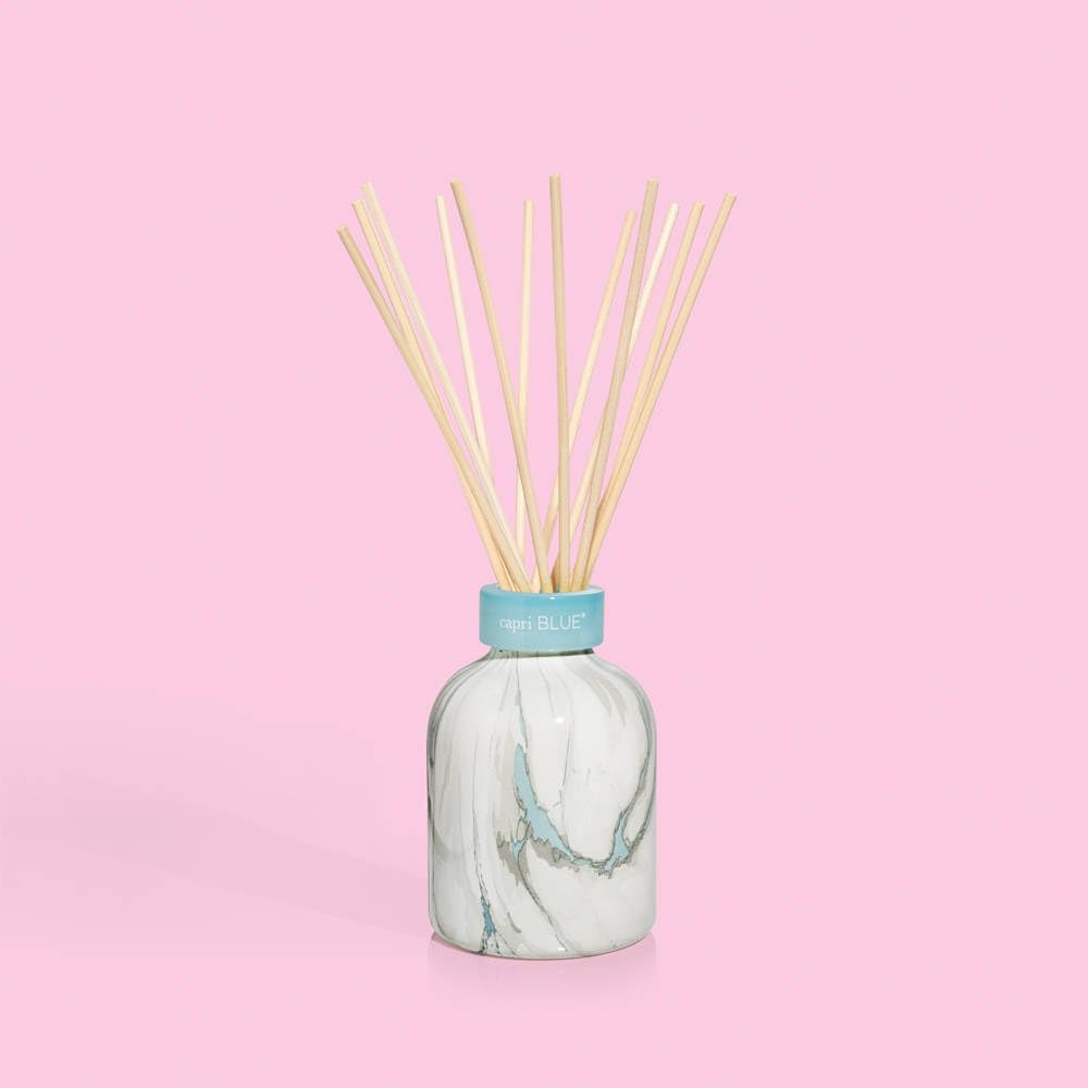 Capri Blue Blue Jean reed diffuser set ready with oil.