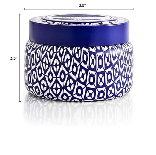 Capri Blue Blue Jean travel tin, a thoughtful housewarming gift.