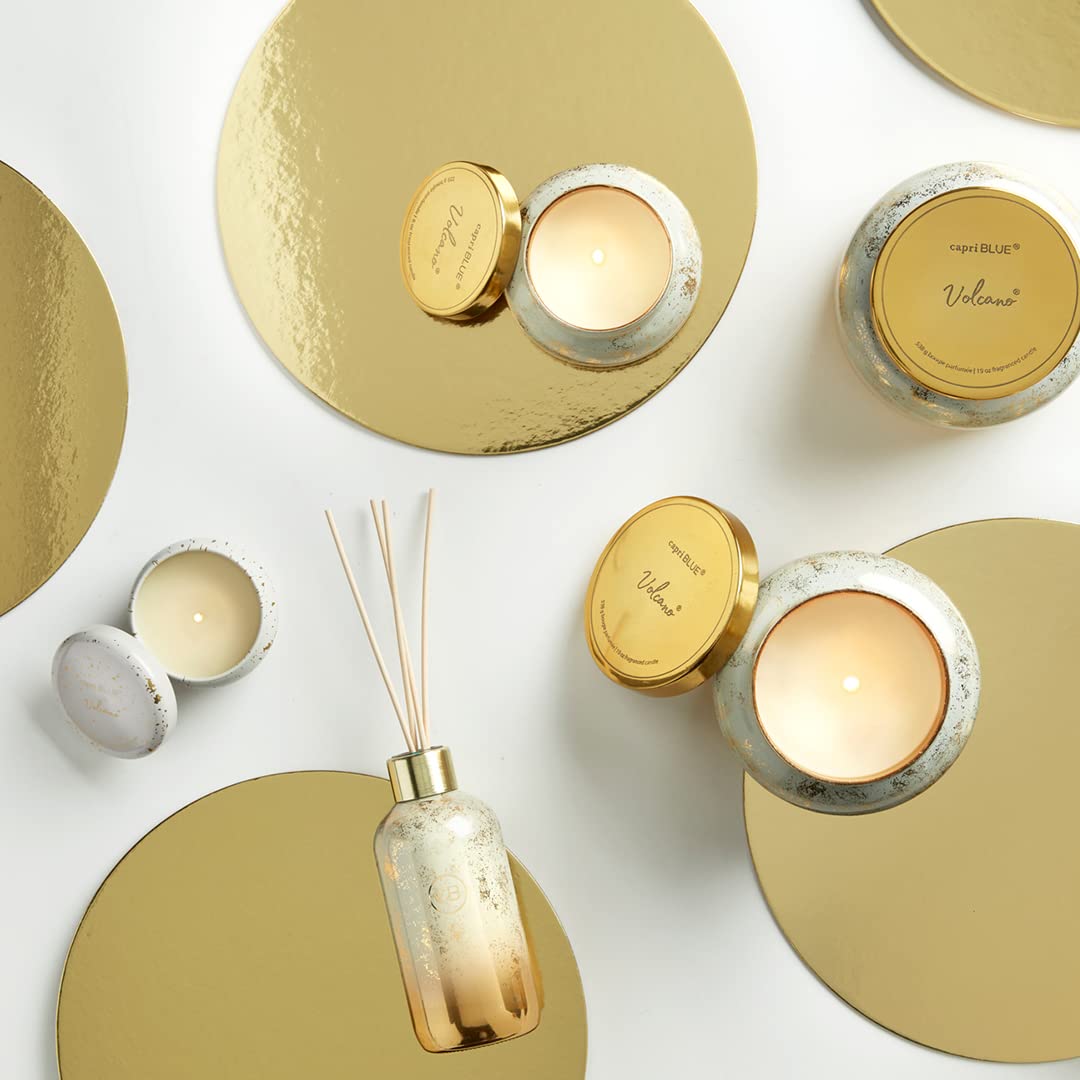Capri Blue Glimmer reed diffuser insert demonstrates easy setup and continuous aroma.
