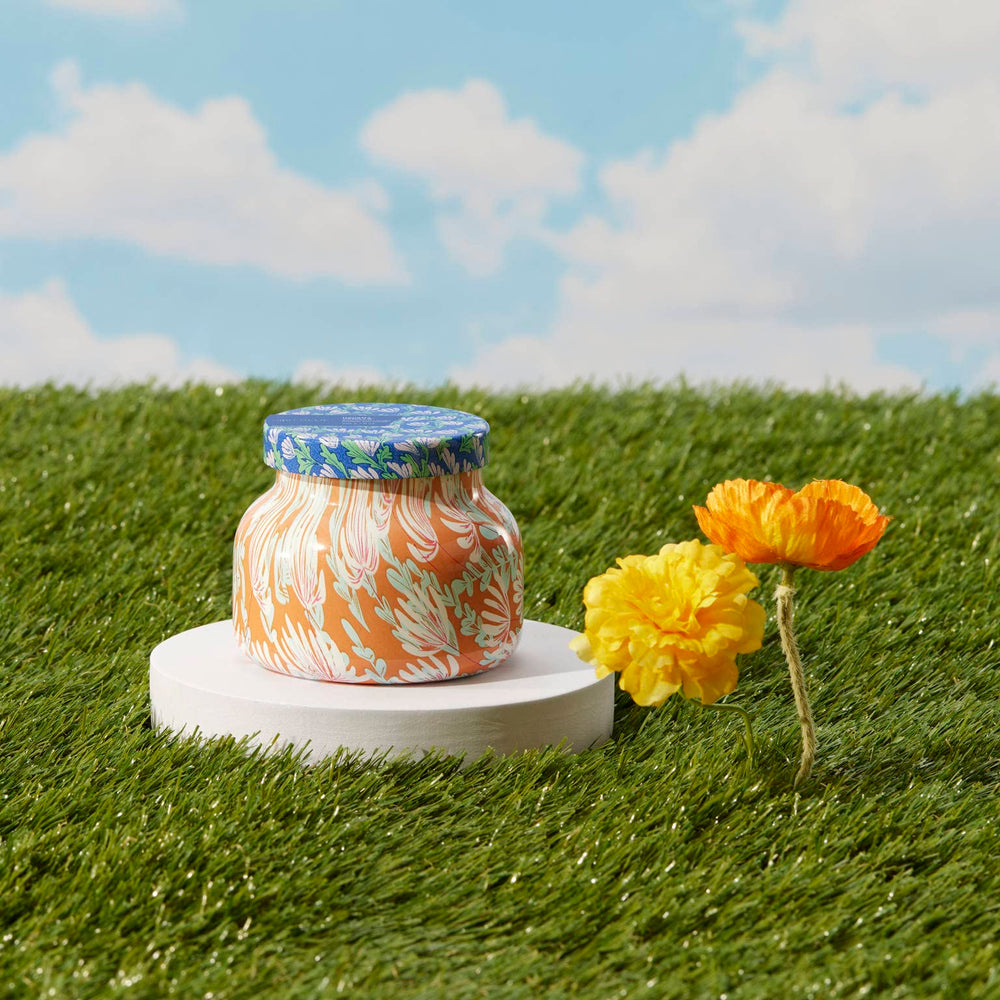 Capri Blue Havana Vanilla candle highlights warm vanilla aroma for a sophisticated mood.