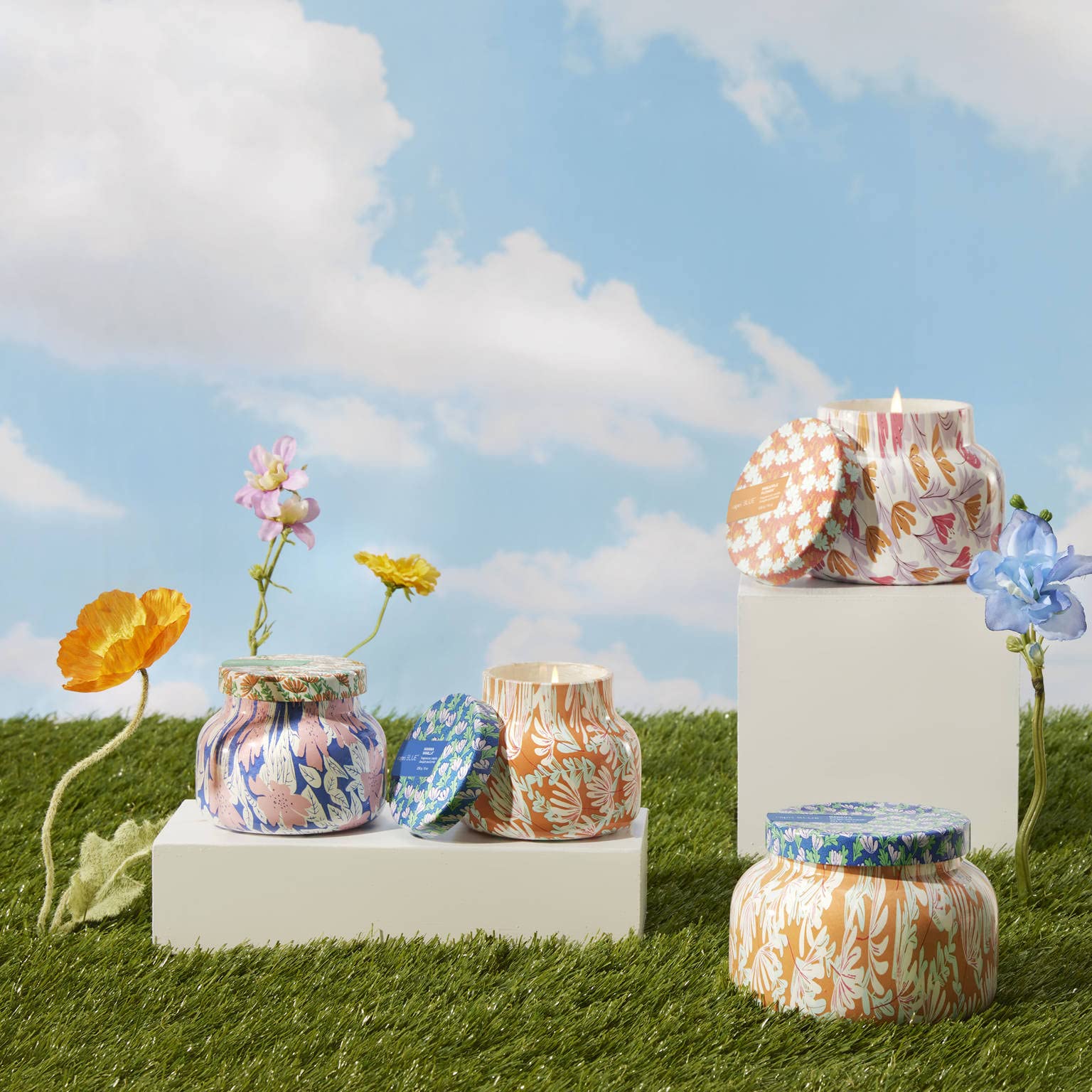 Capri Blue Pattern Play gift-ready packaging and vibrant design