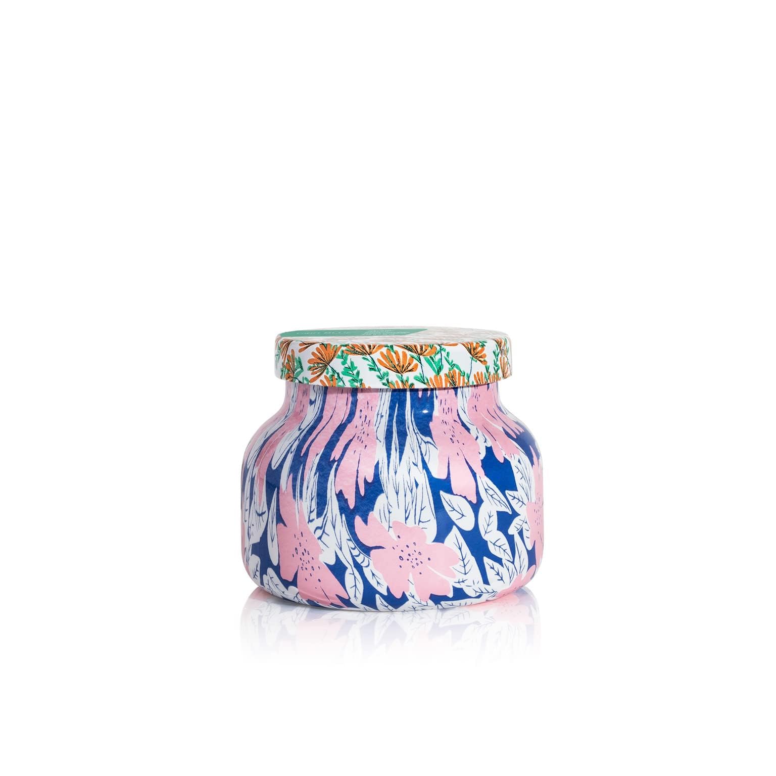 Capri Blue Pattern Play Volcano jar candle 8 oz with vibrant design for tropical room ambience