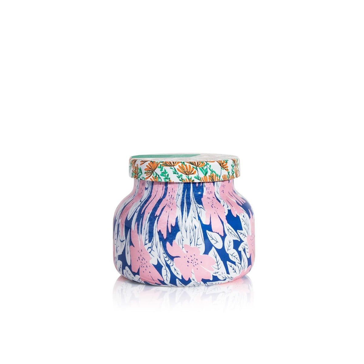 Capri Blue Pattern Play Volcano jar candle 8 oz with vibrant design for tropical room ambience