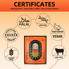 CapsLogist plant based HPMC capsules from vegetable cellulose