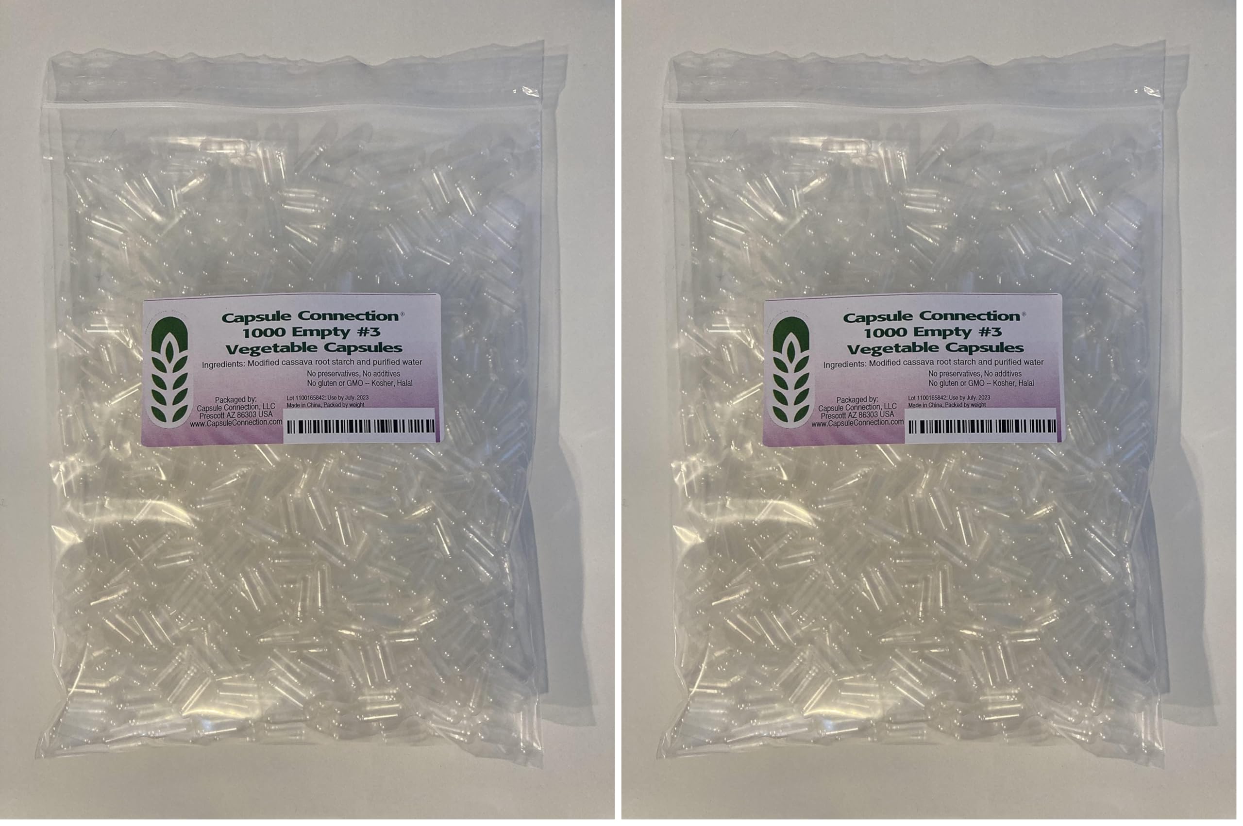 Capsule Connection wholesale size three empty capsules ready for bulk filling