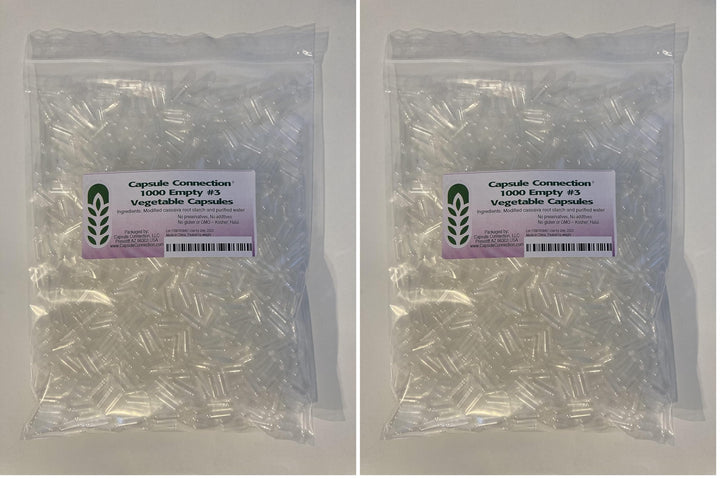 Capsule Connection wholesale size three empty capsules ready for bulk filling