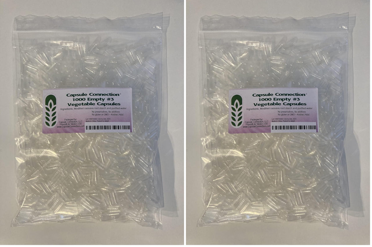 Capsule Connection wholesale size three empty capsules ready for bulk filling